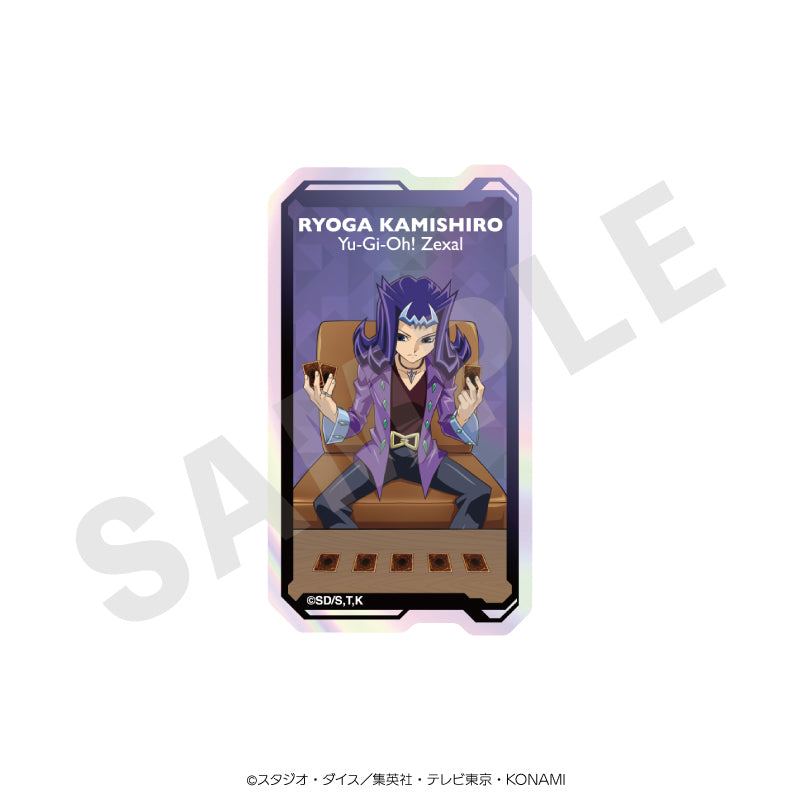 遊☆戯☆王ZEXAL のグッズ、神代凌牙のオーロラステッカーの2枚目の画像です