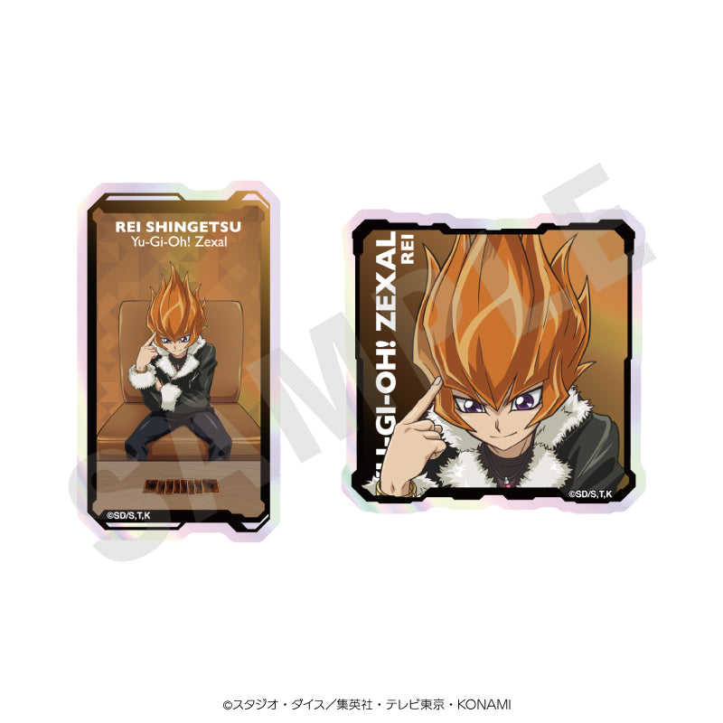 遊☆戯☆王ZEXAL のグッズ、真月零のオーロラステッカーの1枚目の画像です