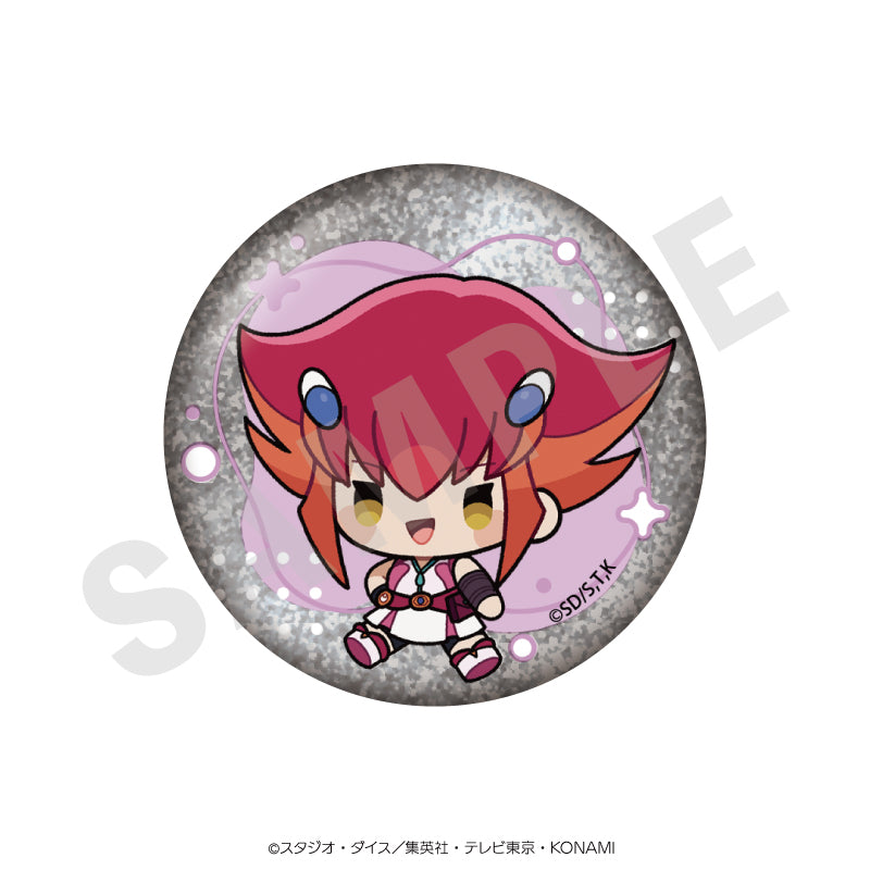 遊☆戯☆王ZEXAL のグッズ、神月アンナの缶バッジの画像です