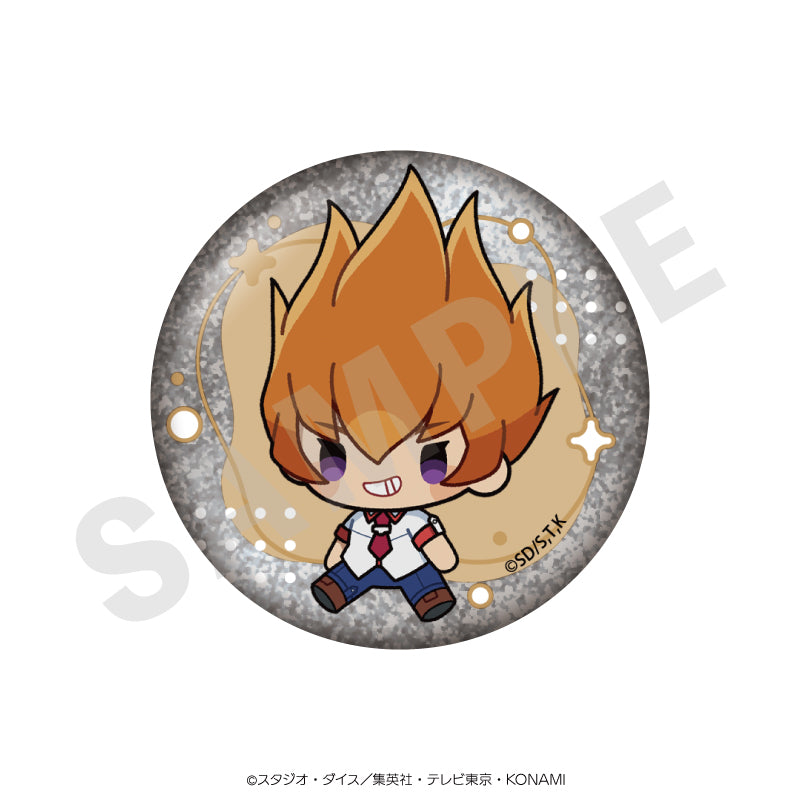 遊☆戯☆王ZEXAL のグッズ、真月零の缶バッジの画像です
