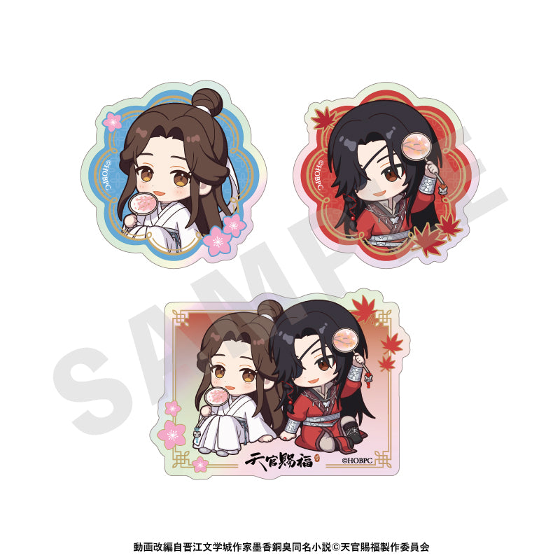 天官賜福 のグッズ、花城、謝憐のオーロラステッカーの1枚目の画像です