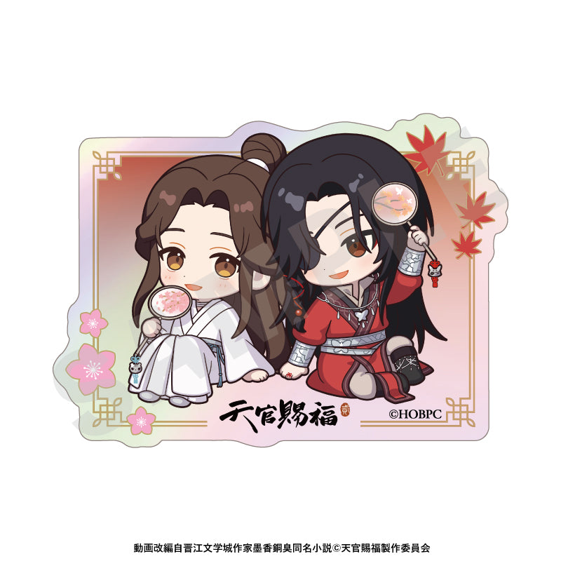 天官賜福 のグッズ、花城、謝憐のオーロラステッカーの4枚目の画像です