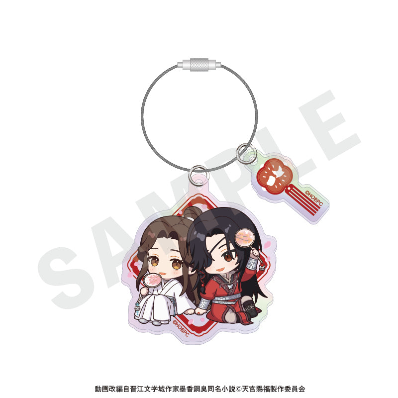天官賜福 のグッズ、花城、謝憐のアクリルキーホルダーの画像です