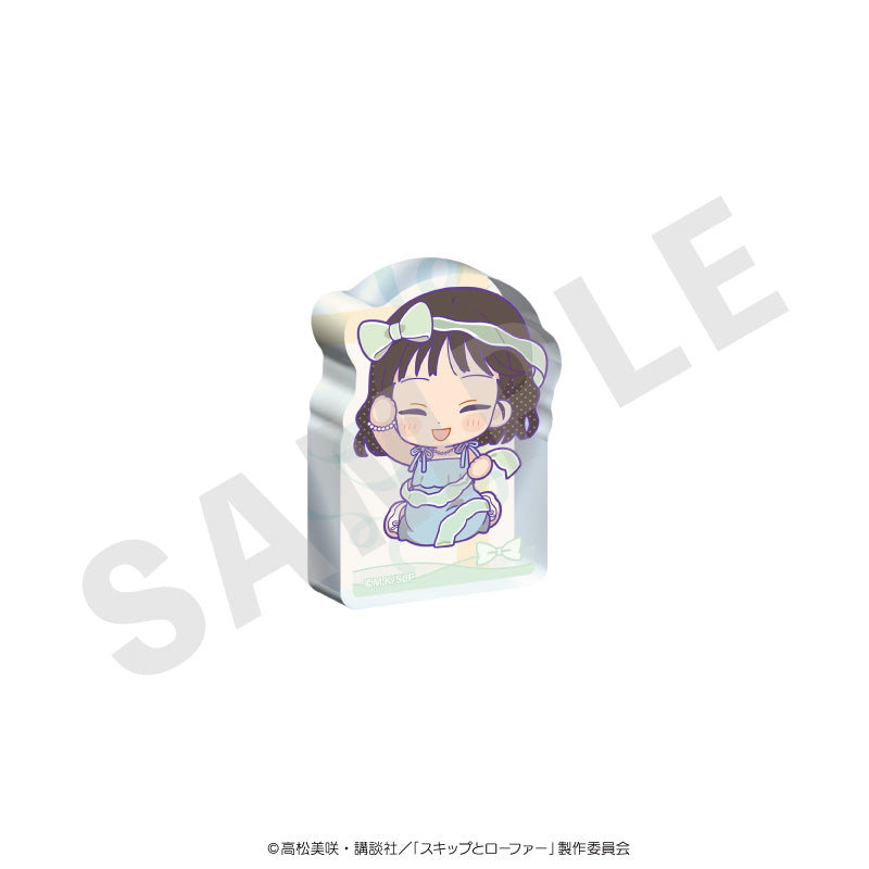 TVアニメ『スキップとローファー』 のグッズ、岩倉美津未のアクリルブロックの画像です