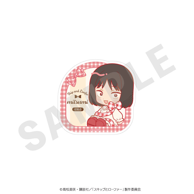 TVアニメ『スキップとローファー』 のグッズ、岩倉美津未のステッカーの画像です