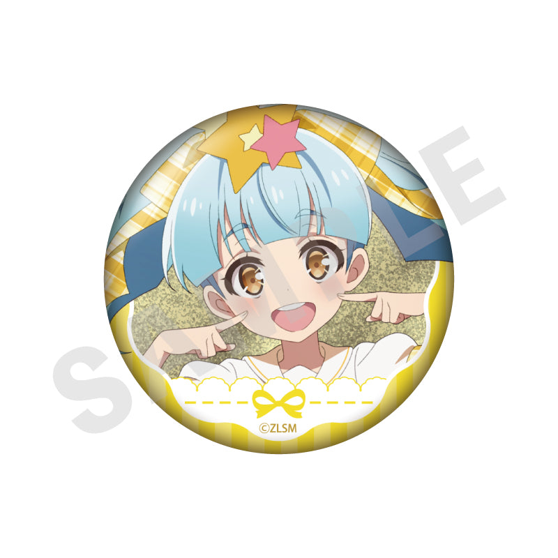 劇場版『ゾンビランドサガ ゆめぎんがパラダイス』 のグッズ、星川リリィの缶バッジの画像です