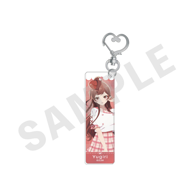 劇場版『ゾンビランドサガ ゆめぎんがパラダイス』 のグッズ、ゆうぎりのアクリルキーホルダーの画像です