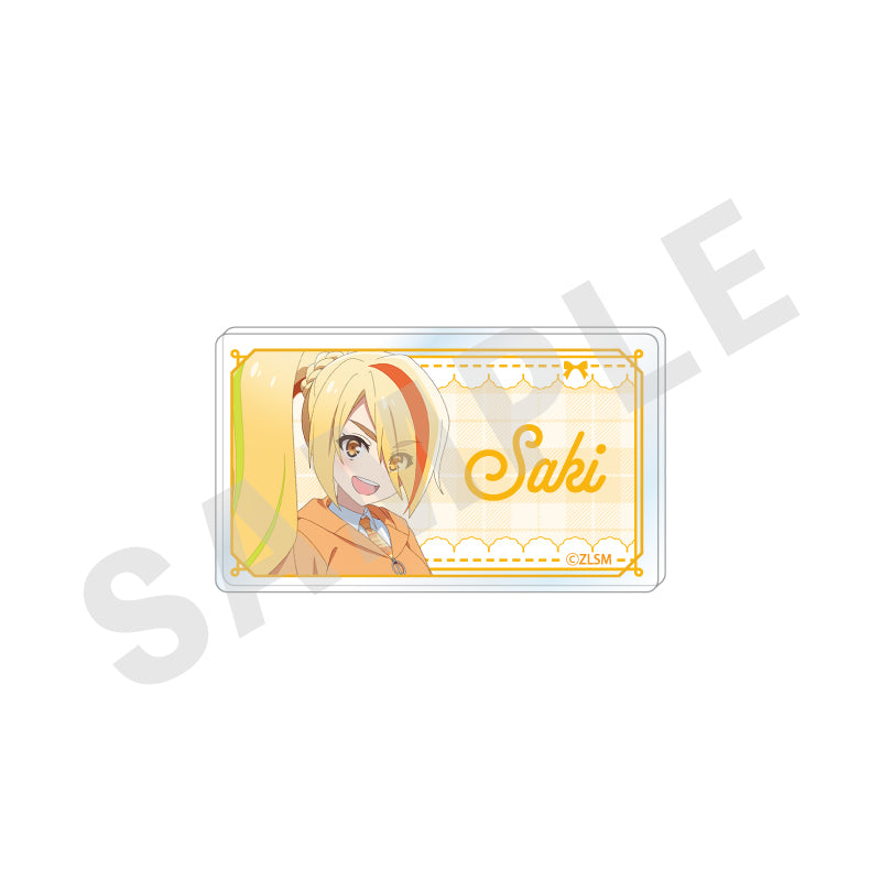 劇場版『ゾンビランドサガ ゆめぎんがパラダイス』 のグッズ、二階堂サキのお名前バッジの画像です