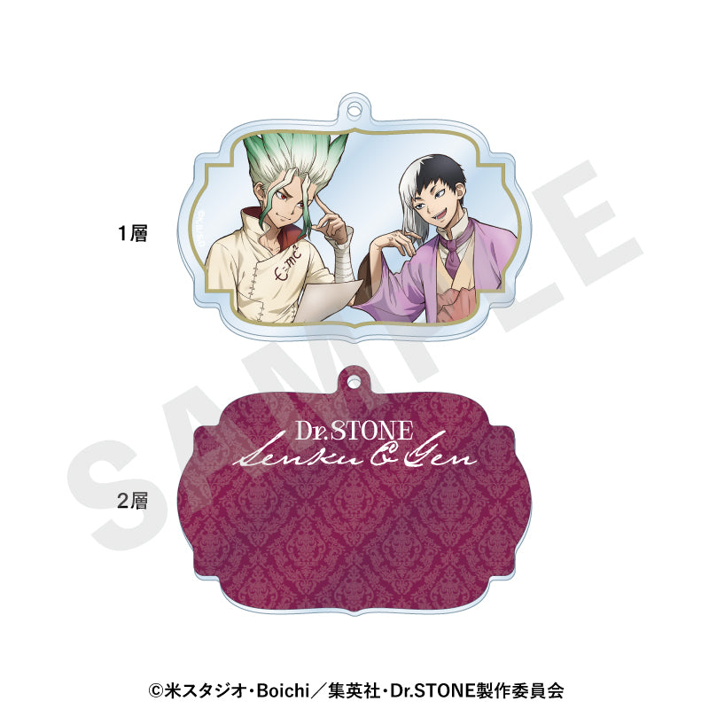 Ｄｒ．ＳＴＯＮＥ のグッズ、石神千空・あさぎりゲンのアクリルキーホルダーの2枚目の画像です