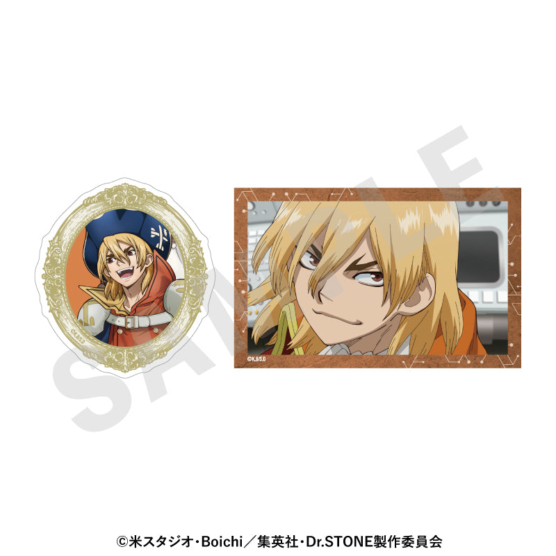 Ｄｒ．ＳＴＯＮＥ のグッズ、七海龍水のステッカーの1枚目の画像です