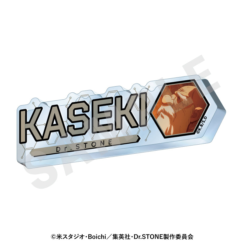 Ｄｒ．ＳＴＯＮＥ のグッズ、カセキのアクリルプレートの1枚目の画像です