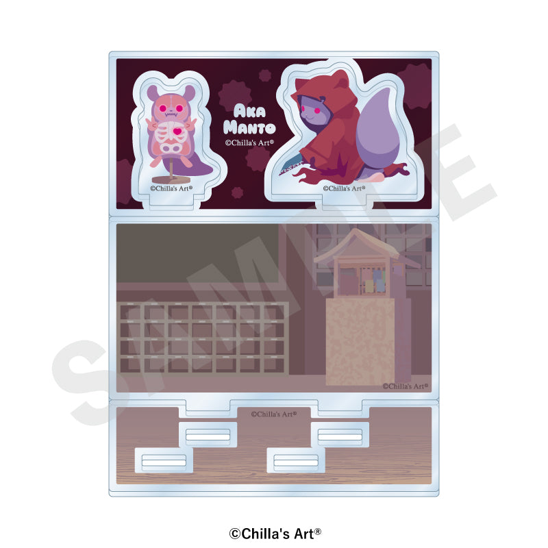 Chilla's Art のグッズ、赤マントのアクリルジオラマの2枚目の画像です