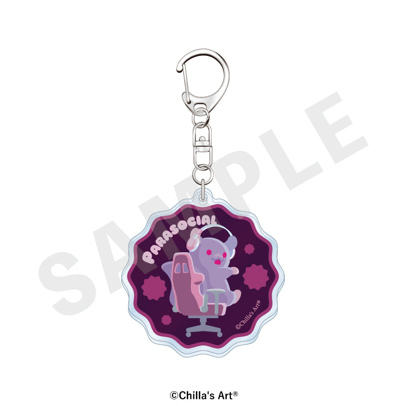 Chilla's Art のグッズ、パラソーシャルのアクリルキーホルダーの画像です