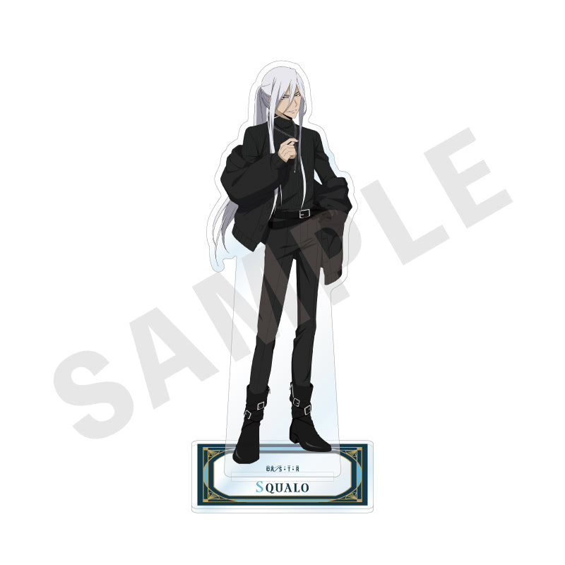 家庭教師ヒットマンREBORN! のグッズ、スペルビ・スクアーロのアクリルスタンドの画像です