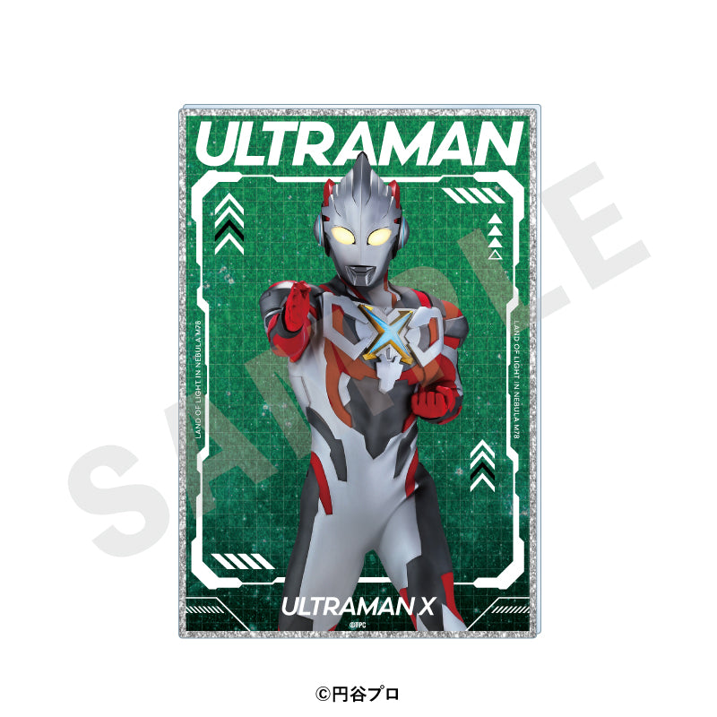 ウルトラマンシリーズ のグッズ、ウルトラマンエックスのアクリルカードの画像です