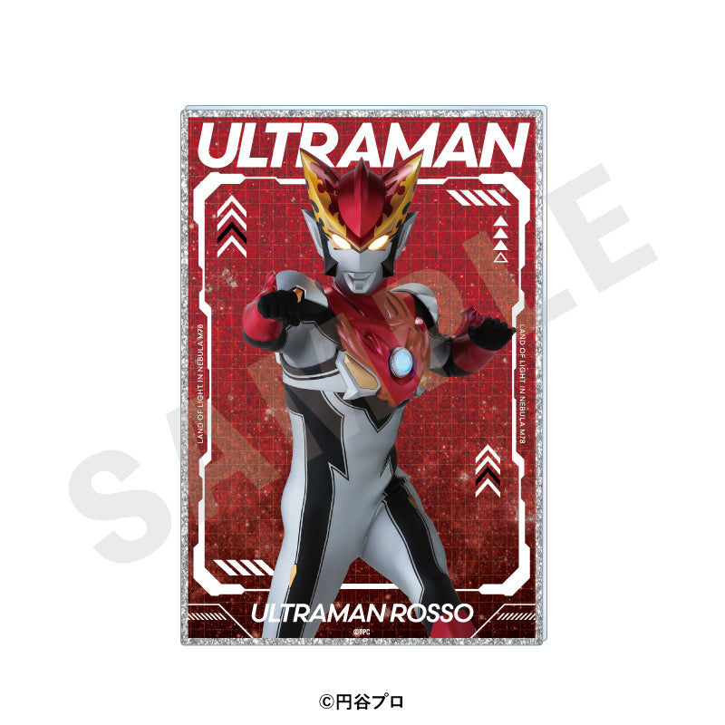 ウルトラマンシリーズ のグッズ、ウルトラマンロッソのアクリルカードの画像です