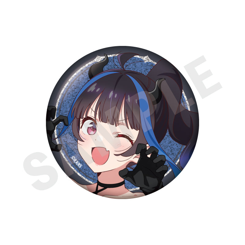 彼女、お借りします のグッズ、八重森みにの缶バッジの画像です