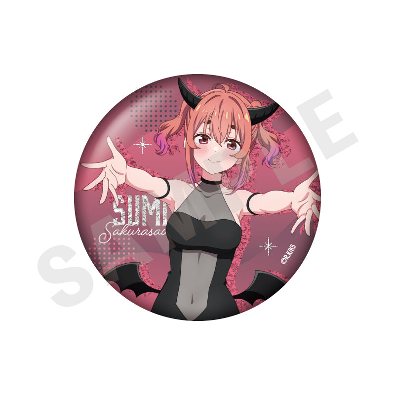 彼女、お借りします のグッズ、桜沢墨の缶バッジの画像です