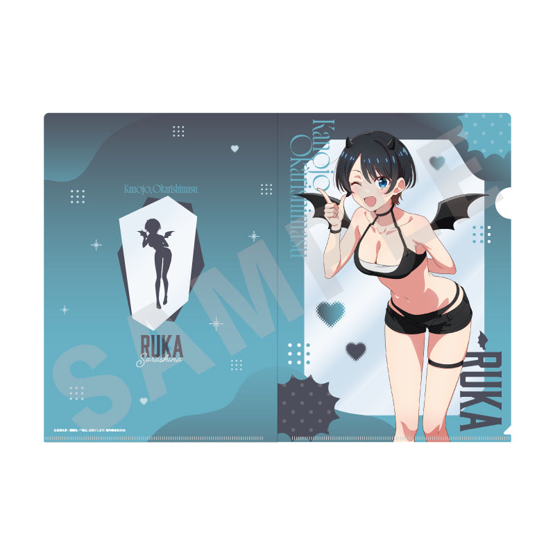 彼女、お借りします のグッズ、更科瑠夏のクリアファイルの画像です