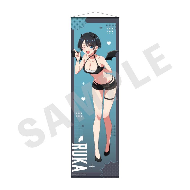 彼女、お借りします のグッズ、更科瑠夏のタペストリーの画像です