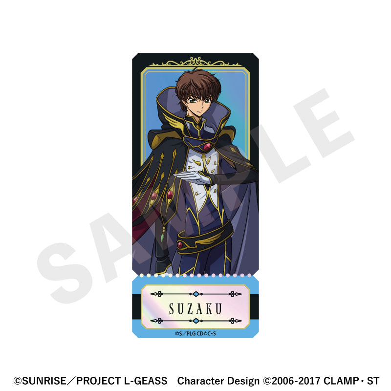 コードギアス 反逆のルルーシュ のグッズ、スザクのステッカーの画像です