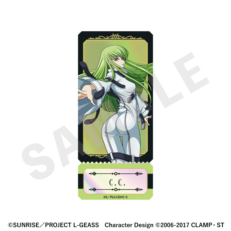 コードギアス 反逆のルルーシュ のグッズ、C.C.のステッカーの画像です