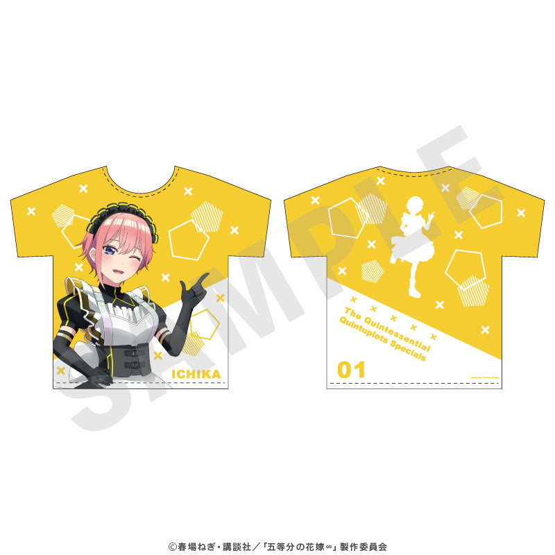 「五等分の花嫁∽」フルグラフィックTシャツ 中野一花